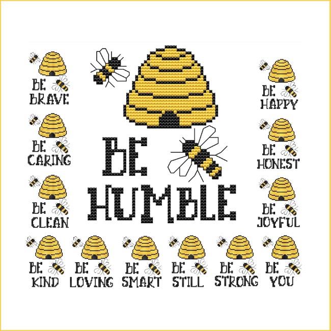 Be Humble (Beehive Bees Sayings)
